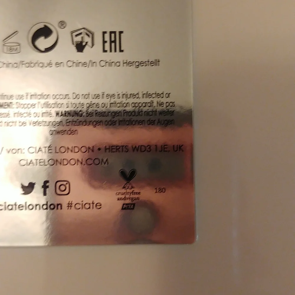 💝FIRM! NWT CIATE LONDON THE EDITOR EYESHADOW PALETTE LIMITED EDITION